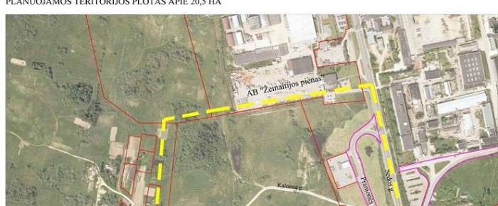Teritorijos tarp Karaliaus Mindaugo gatvės ir geležinkelio Šiauliai-Klaipėda, Telšių mieste, detaliojo plano parengimas